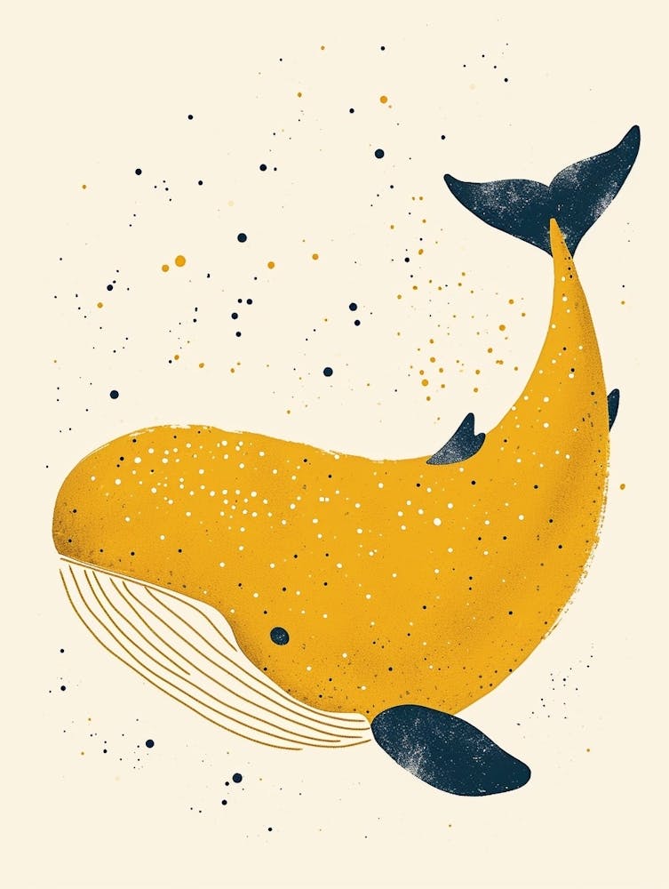 Yellow Blue Whale 2