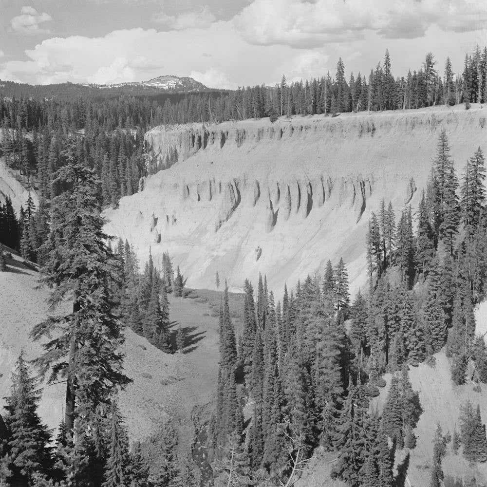 Untitled Photo, Possibly Related To Crater Lake National Park, Klamath County, Oregon