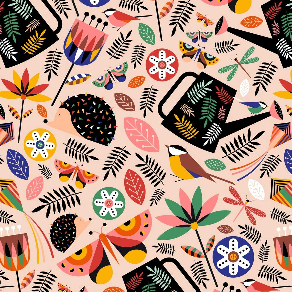 Colourful Spring Is Coming Square