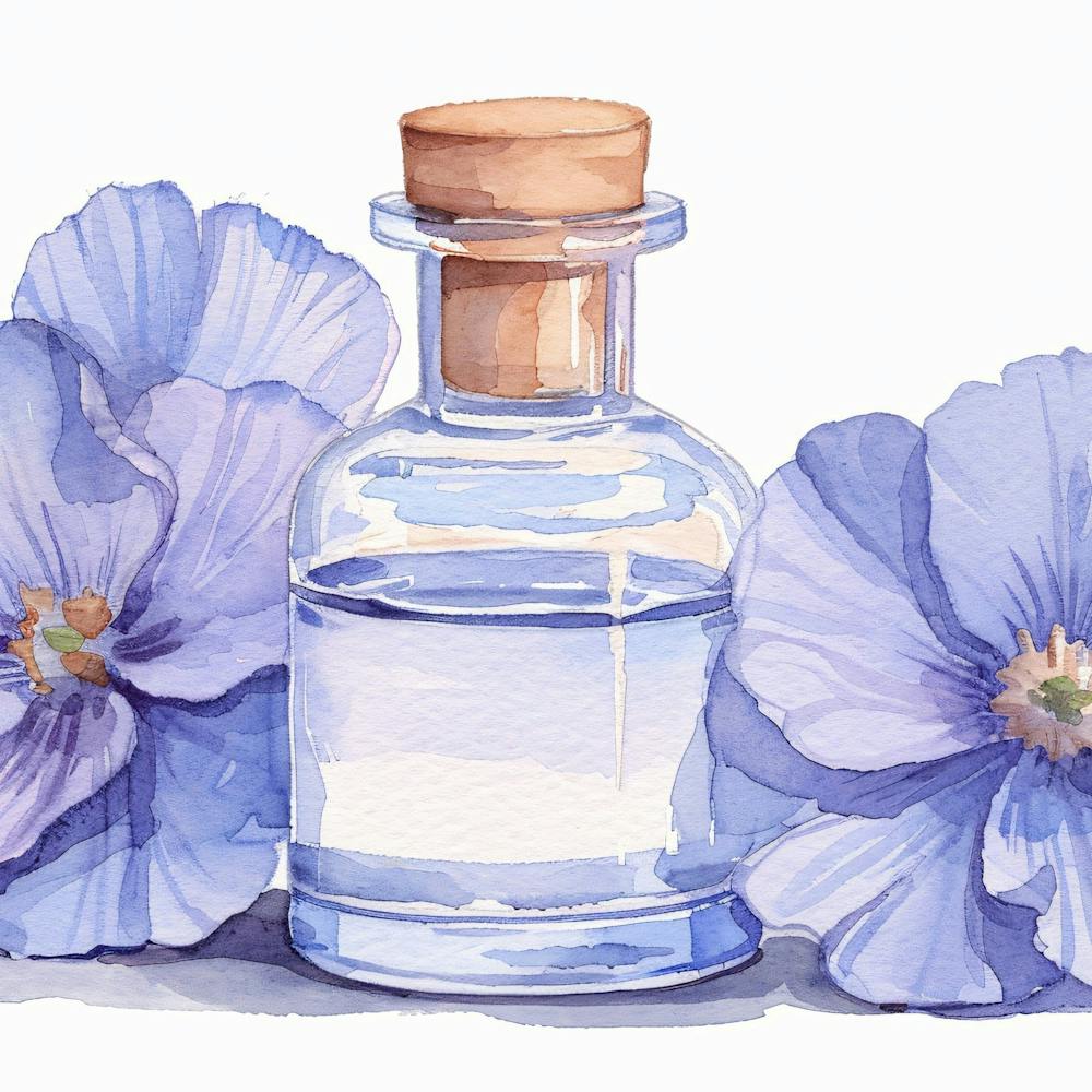 Blue Hibiscus Flower