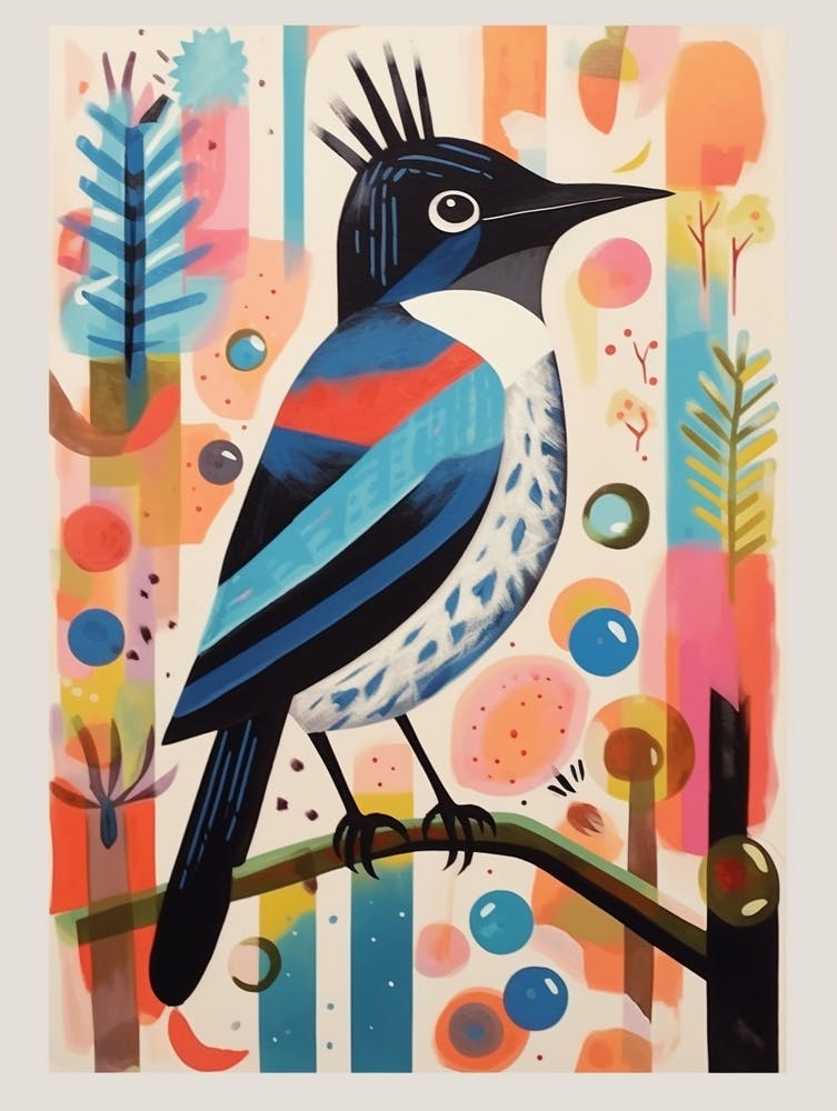 Colourful Scandi Bird Dipper 2