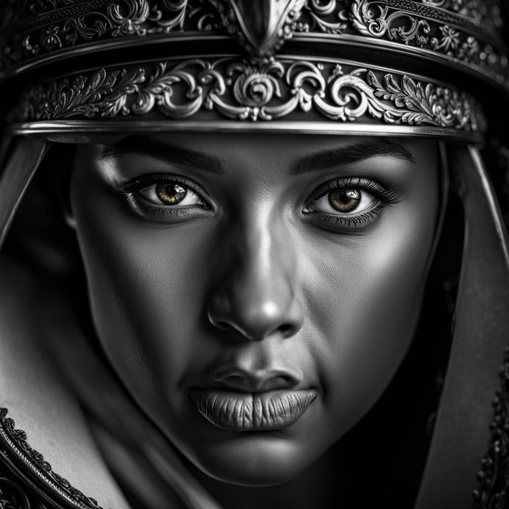 Portrait Of A Fearless Queen