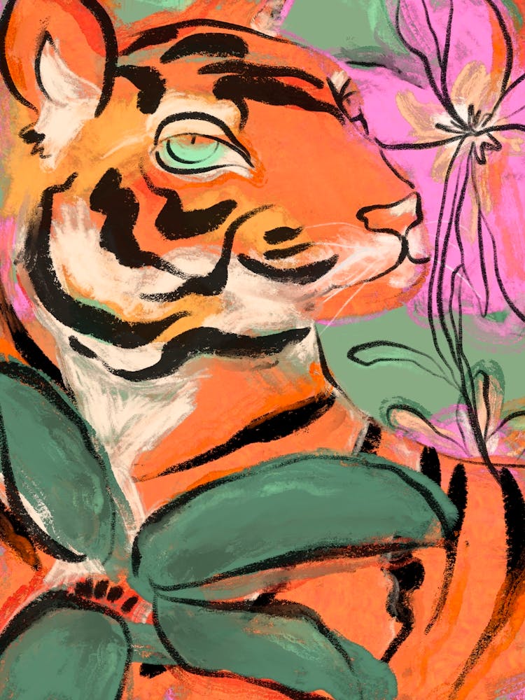 Tiger In Jungle No 2
