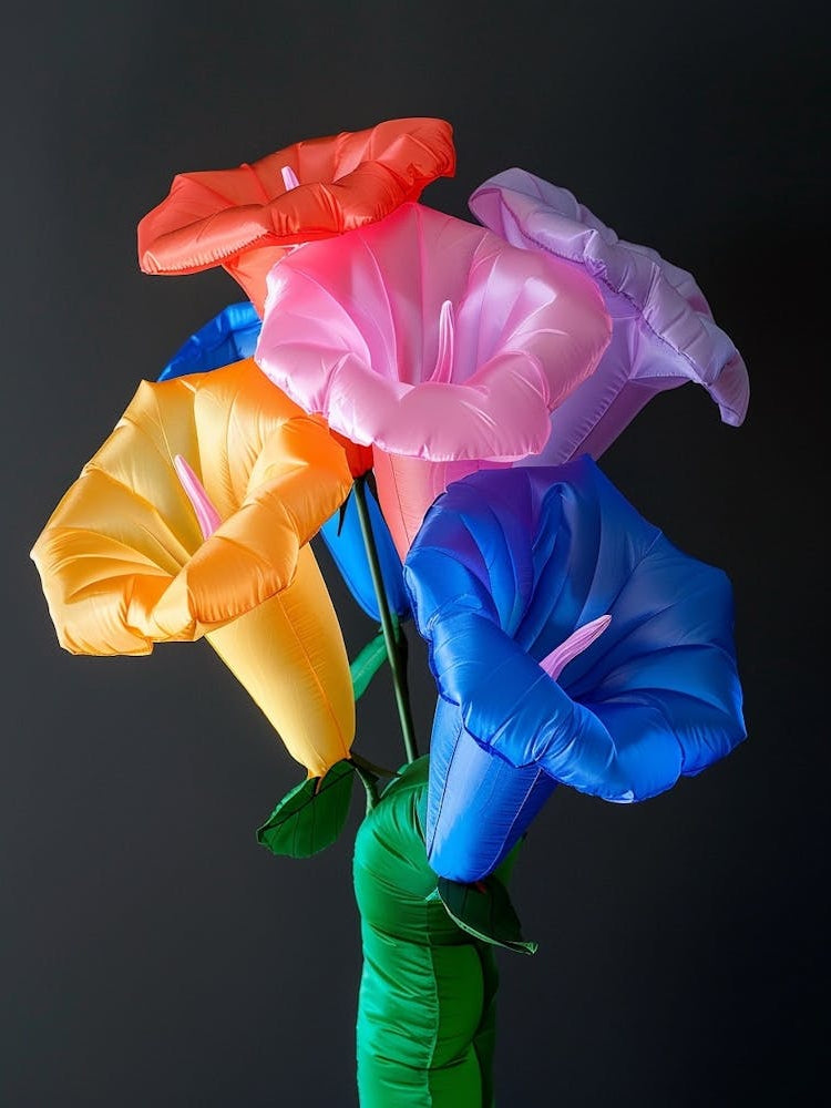 Bright Inflatable Flowers Morning Glory 4
