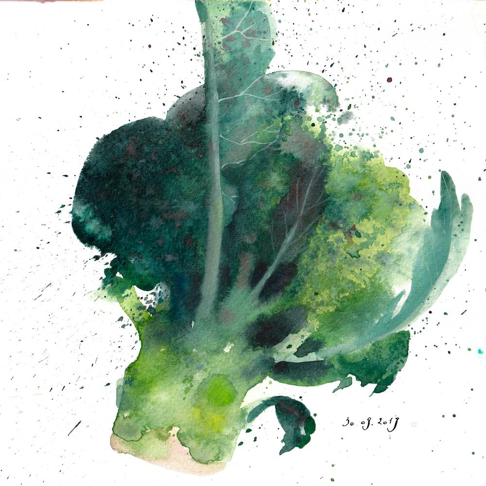 A Whimsical Broccoli Square