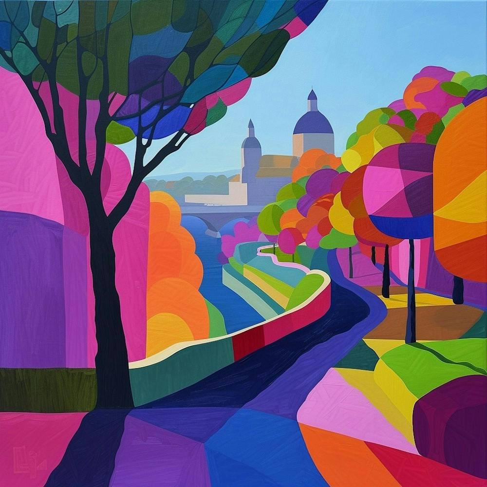 Abstract Park Collection Luxembourg Gardens Paris 1