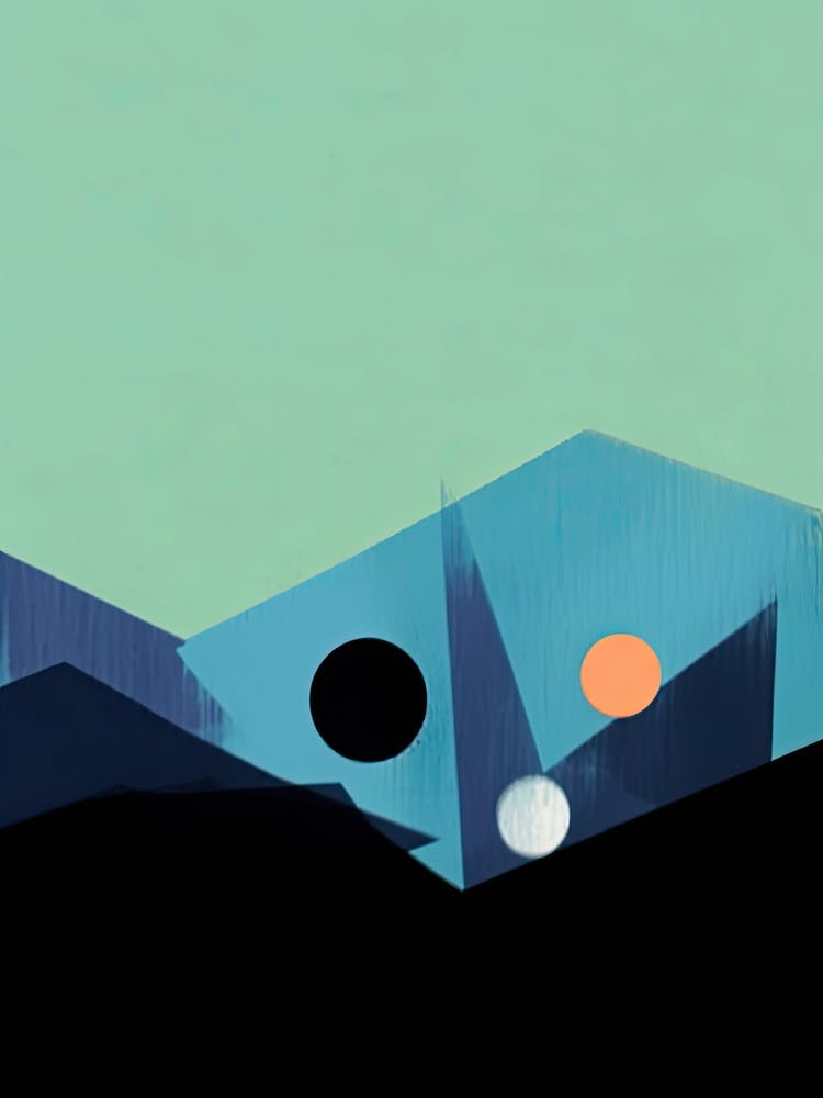 Ethereal Mountains Abstract 0