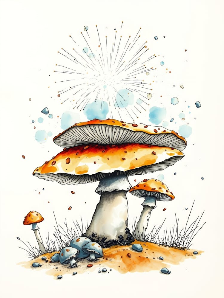 Mushroom Painting 5