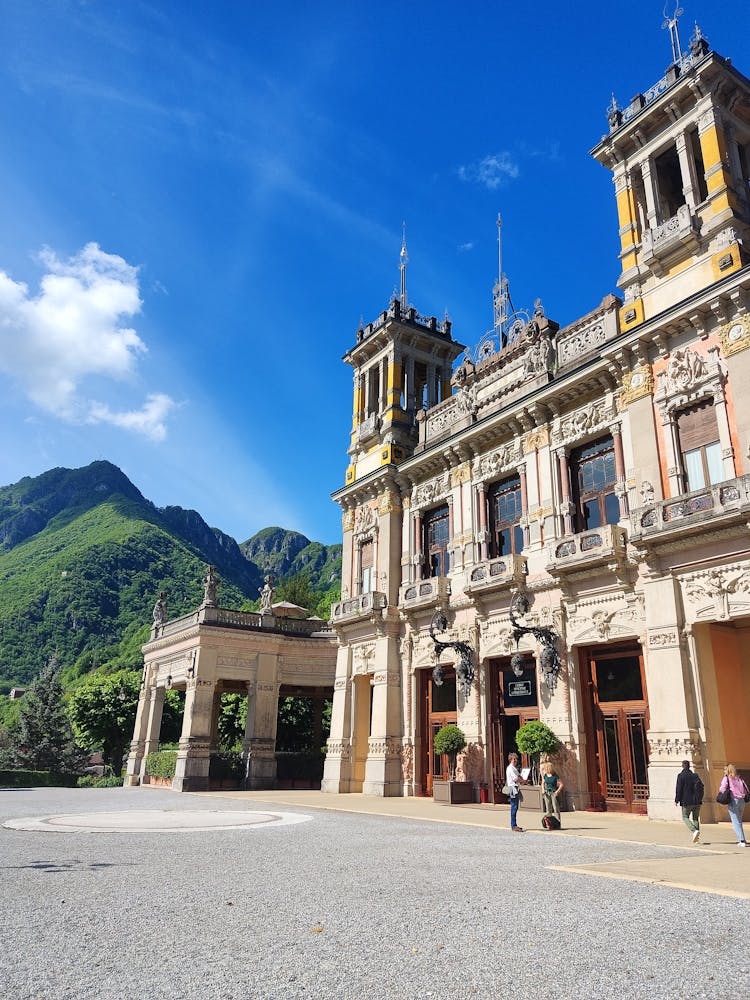 Italy San Pellegrino Terme hotel palace