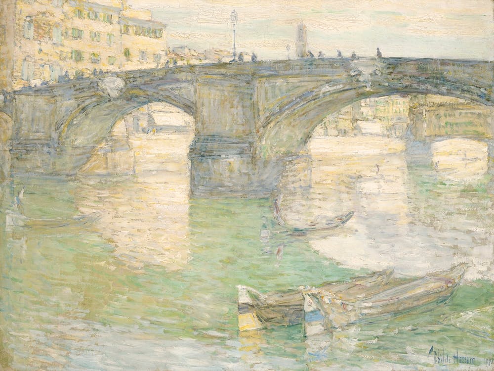 Ponte Santa Trinità, Frederick Childe Hassam
