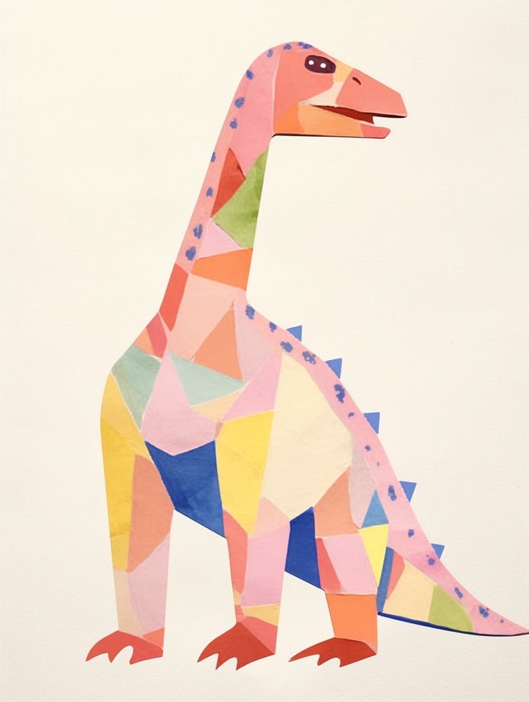 Nursery Dinosaur Art Alectrosaurus 2