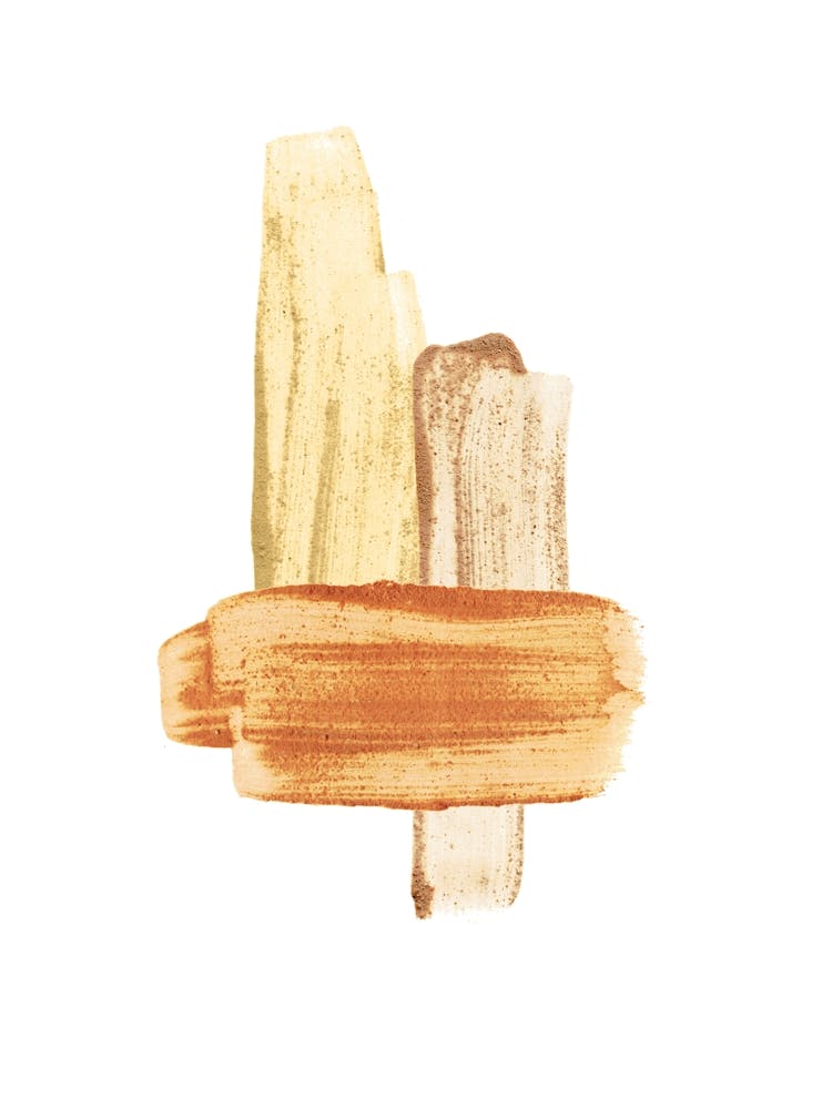 Orange Terracotta Brushstrokes