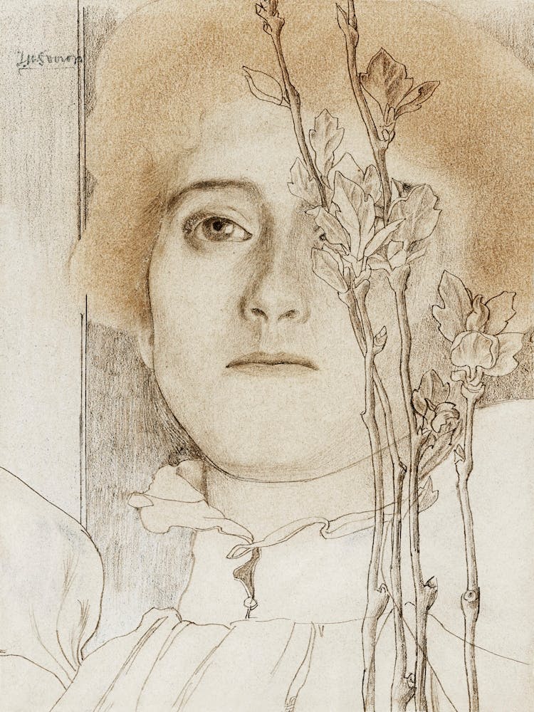 Portrait Of An Unknown Woman (1868–1928), Jan Toorop