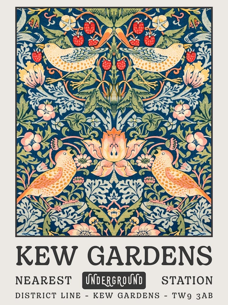 William Morris Kew Gardens Blue