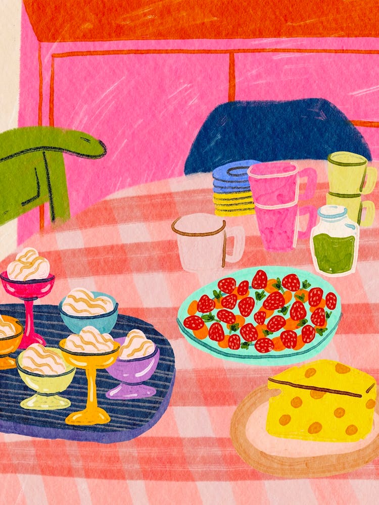 Table Remplie de Nourriture 1