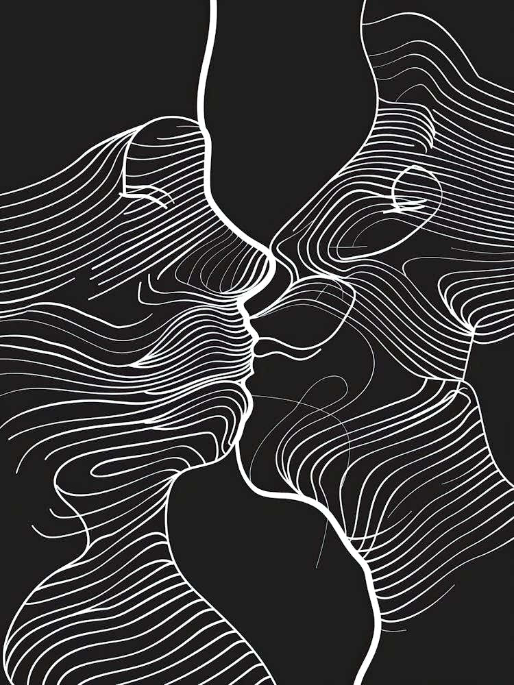 Minimalist Portraits Women Black And White 11