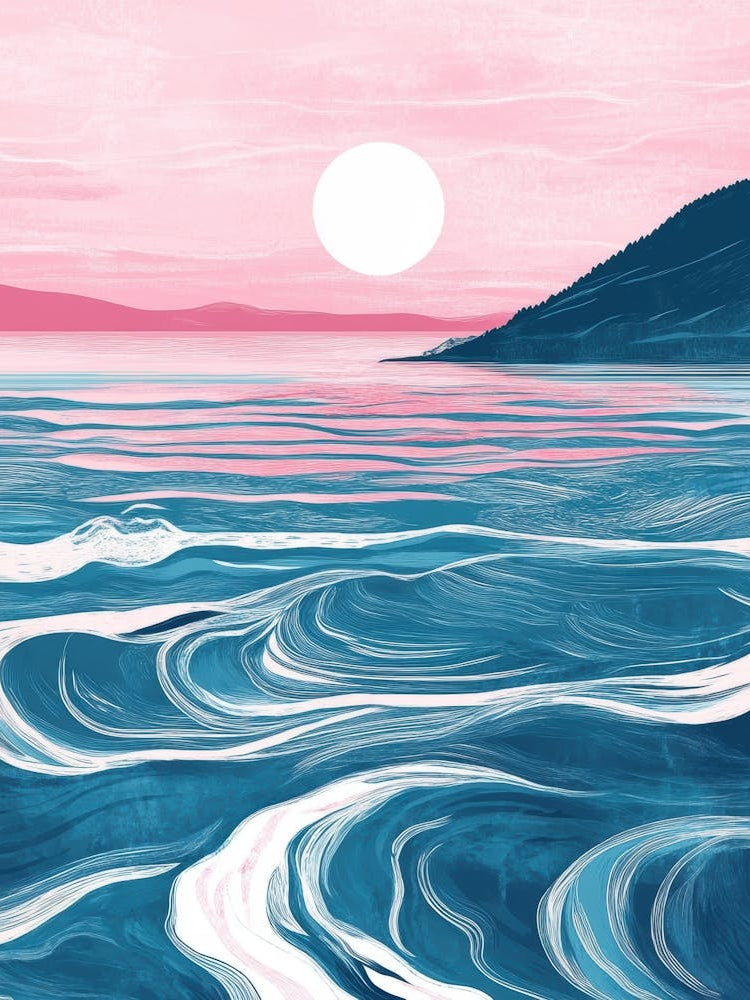 Sunset On The Ocean 2