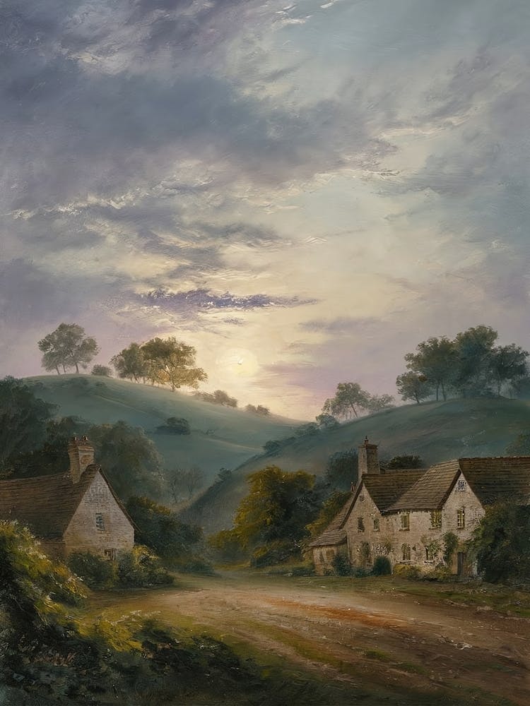 Village At Sunset