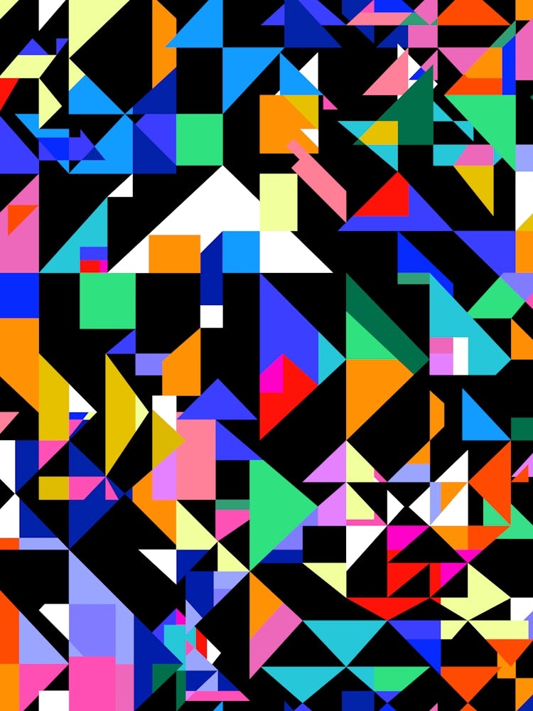 Temple Geometric - Black