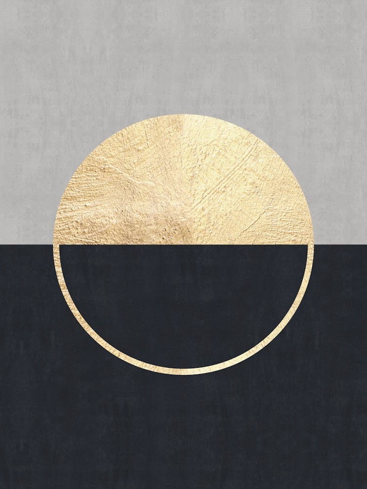 Geometry with gold and textures 2