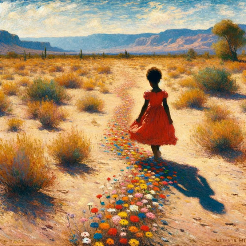Girl in a Red Dress