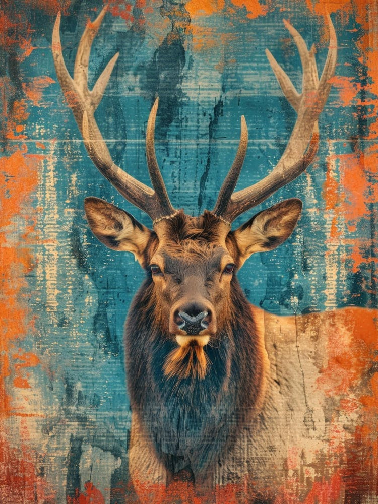 Elk painting 5