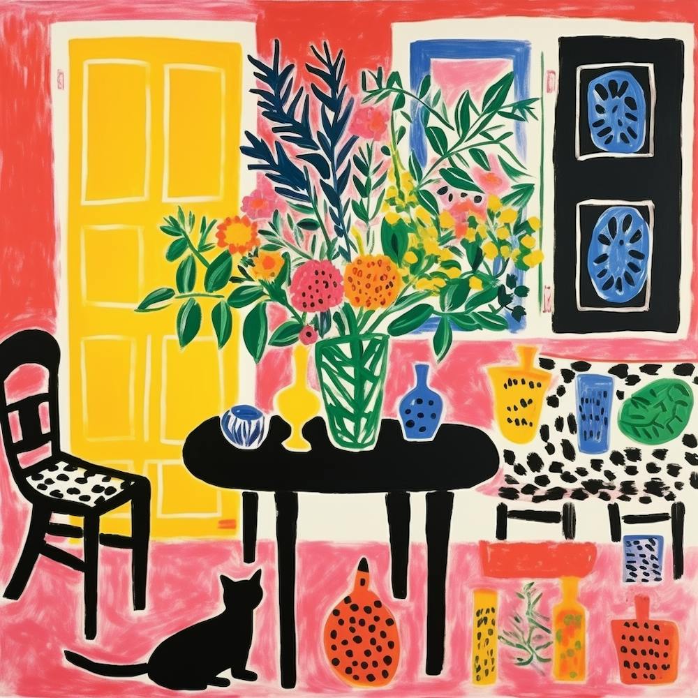 Cat In A Room 3