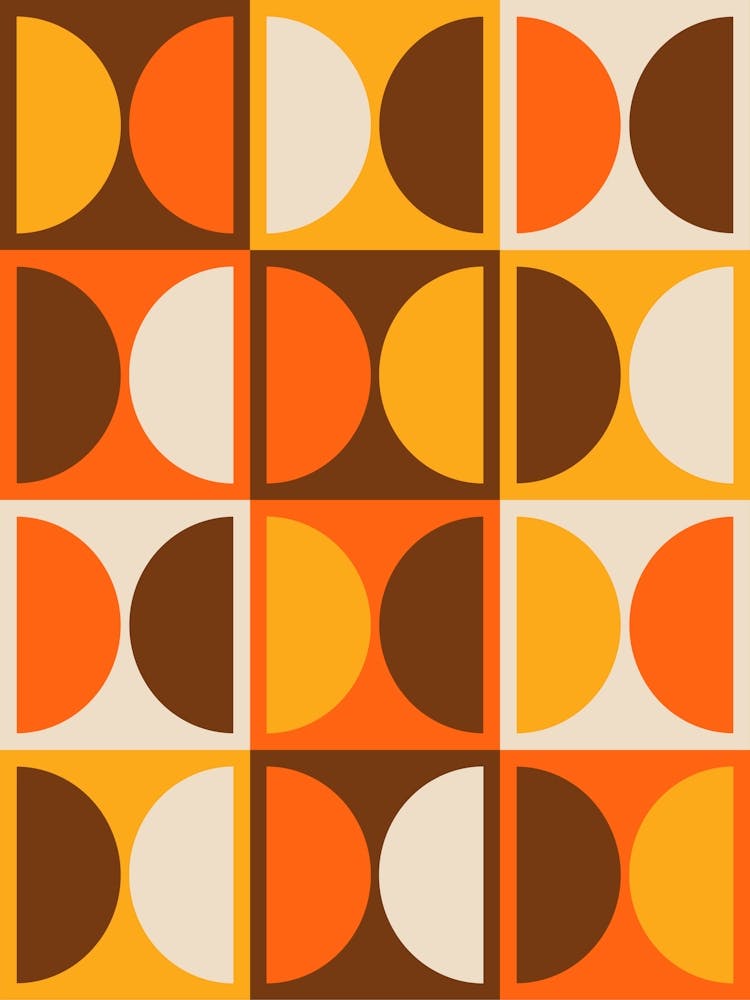 Mid Century Geometric Design