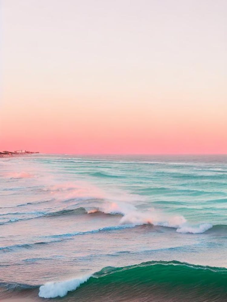 Cottesloe Beach, Australia Pink Photography 4