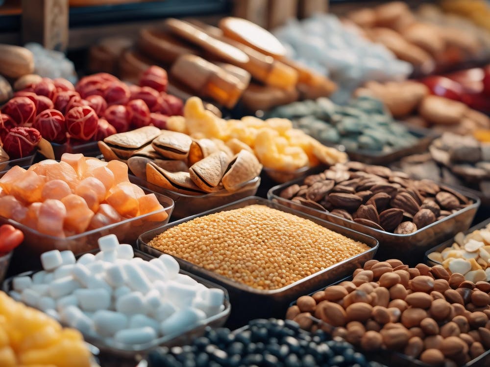 Variété d'Aliments