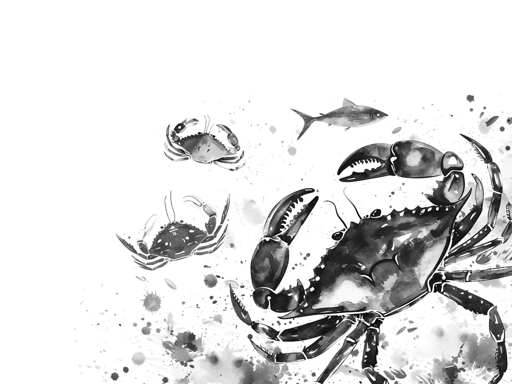 Crabs And Fishes