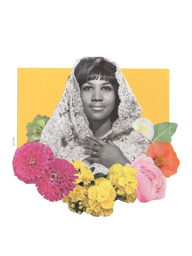 Aretha Franklin Collage