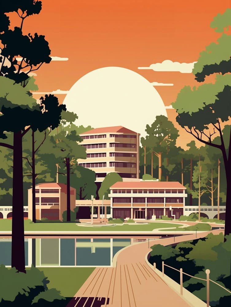 Emirgan Park Modern Pixel Art 4