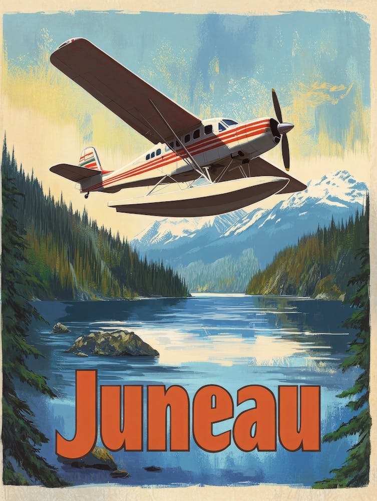 Aihrgdesign A 1970s Inspired Travel Poster For Juneau Depicti D0a961eb 89a7 414a Ad58 90f0b935b21a 0