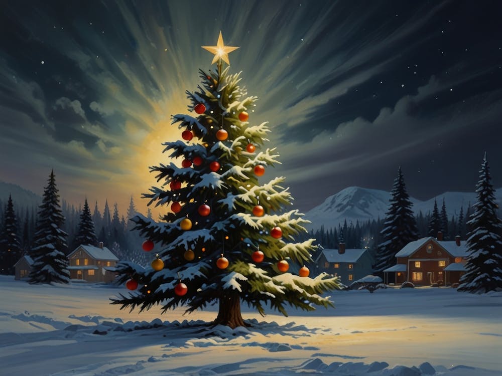 Christmas Tree art 1