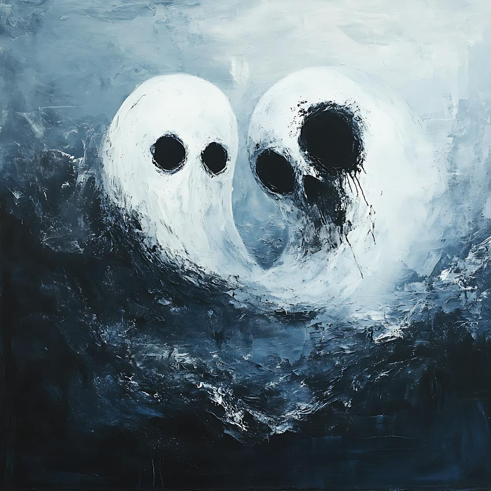 Abstract Ghostly Love 5