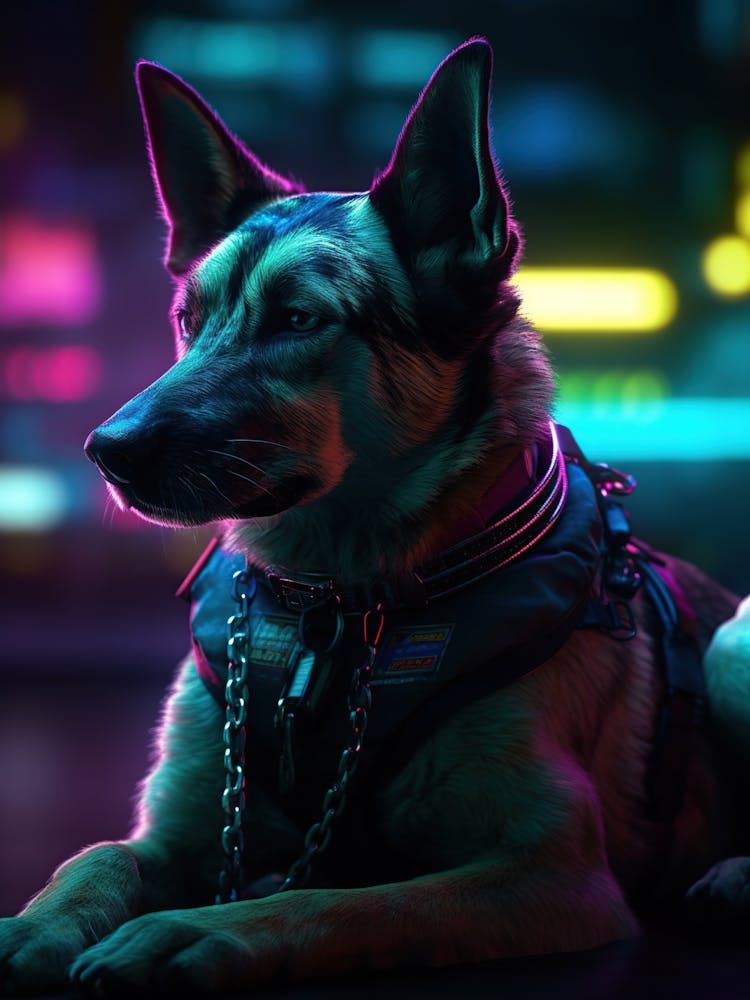 Cyberpunk Dog 8