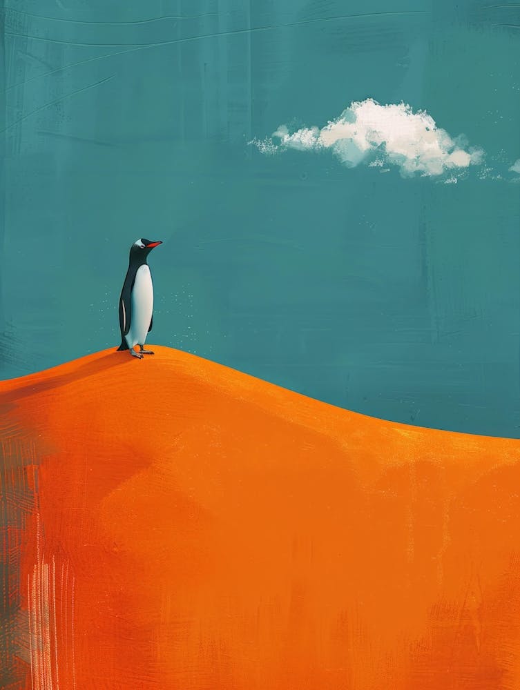 Pinguin in der Wüste 3