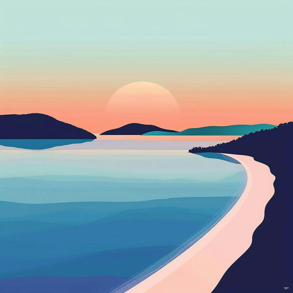 A Whitsunday Islands In Australia Minimal