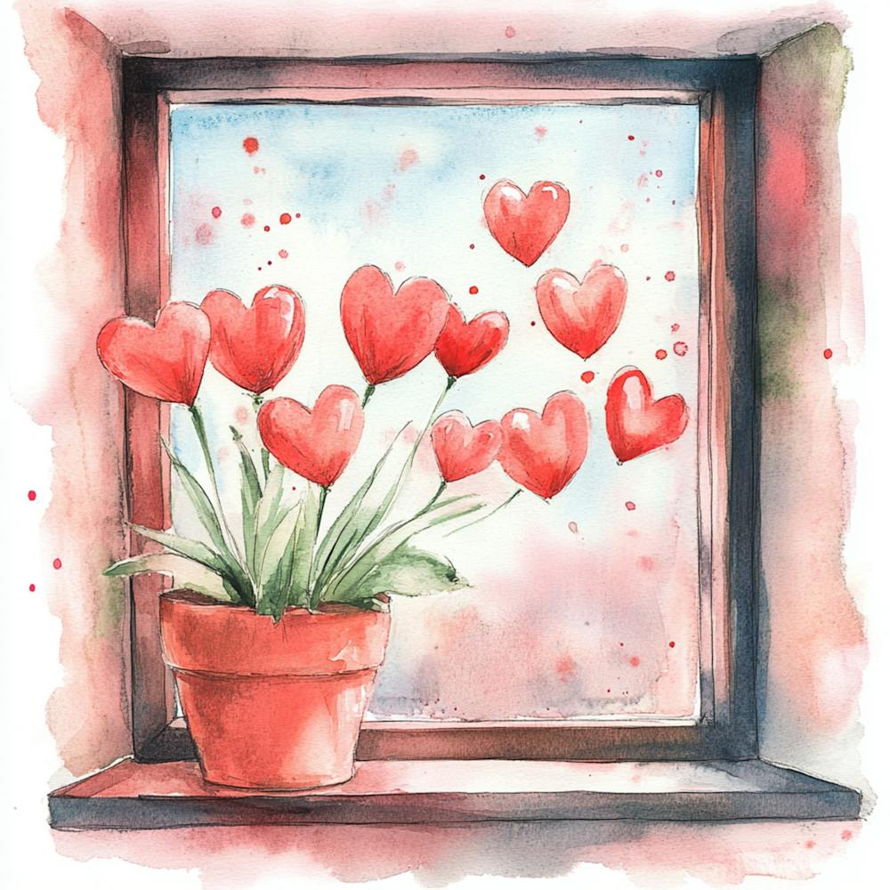 Valentine'S Day Window 5