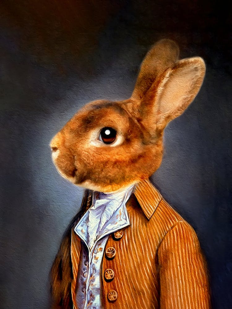 Mister Buzo Rabbit Pet Portraits