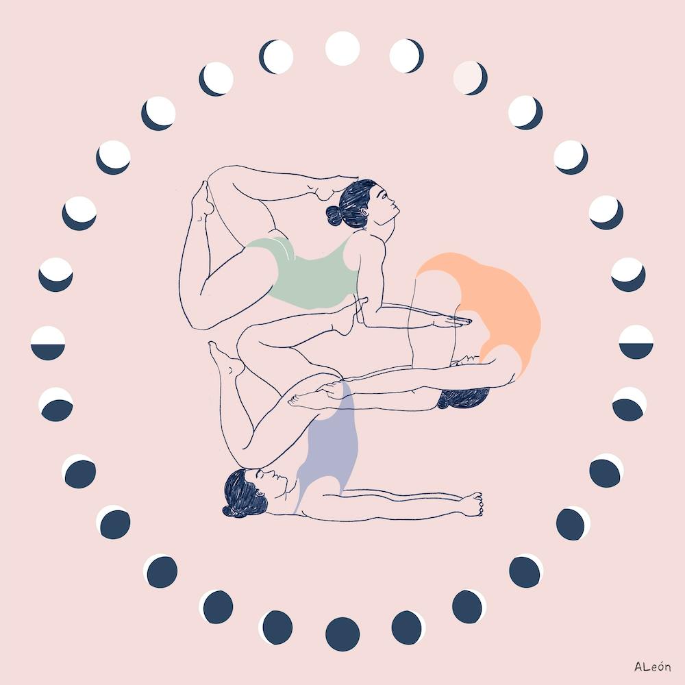 Cyclical Woman Square