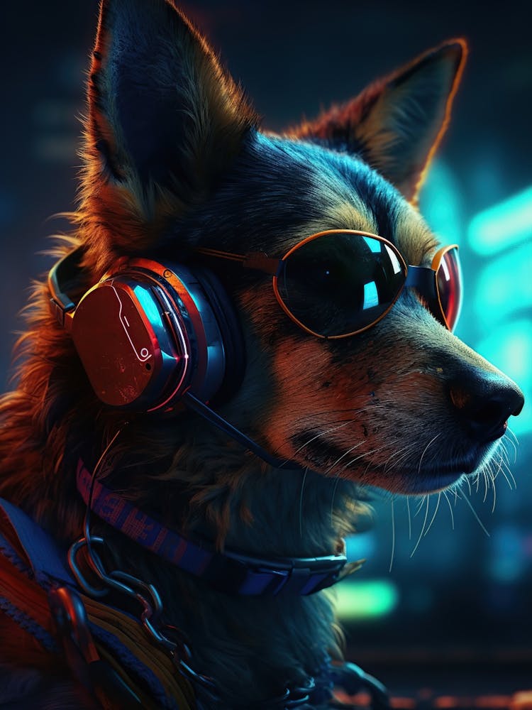 Cyberpunk Dog 9