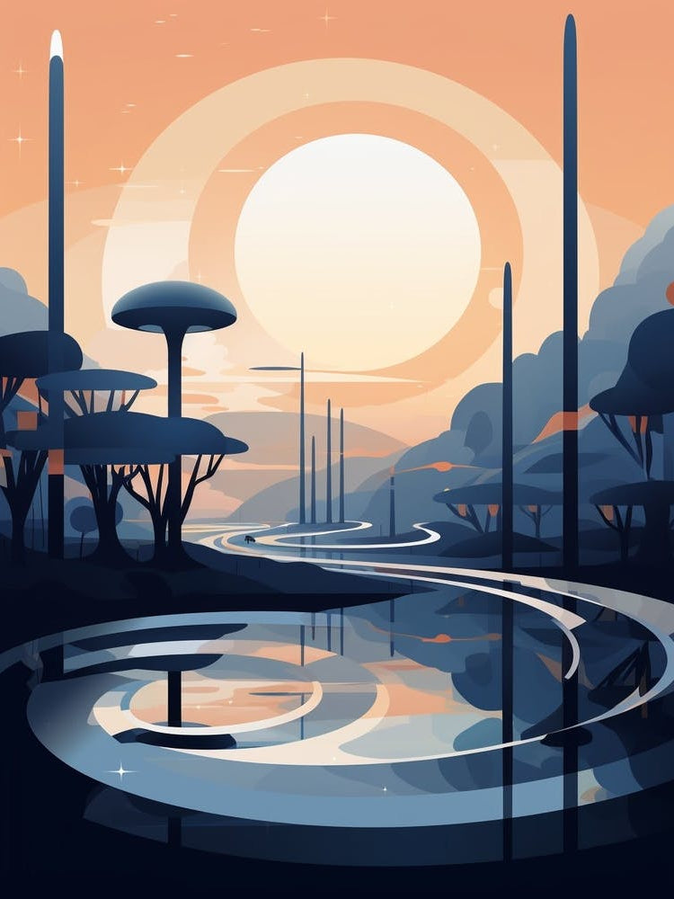 Futuristic Abstract Minimalist 11