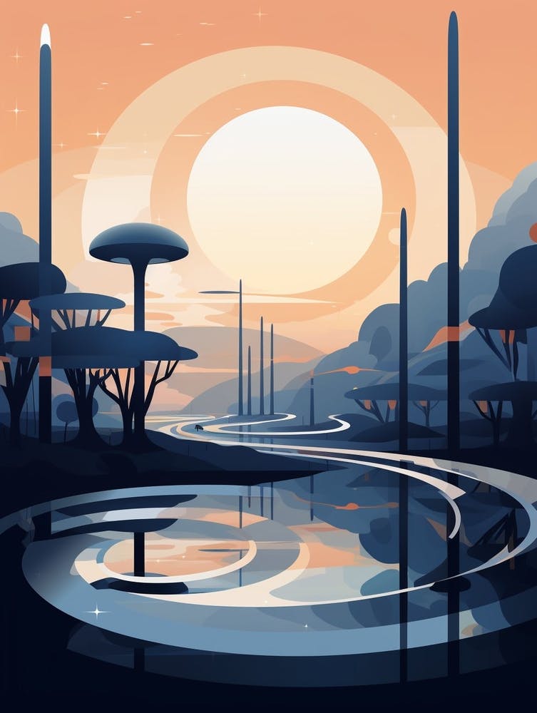 Futuristic Abstract Minimalist 11