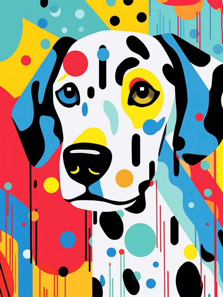 Pop Art Dalmation 1