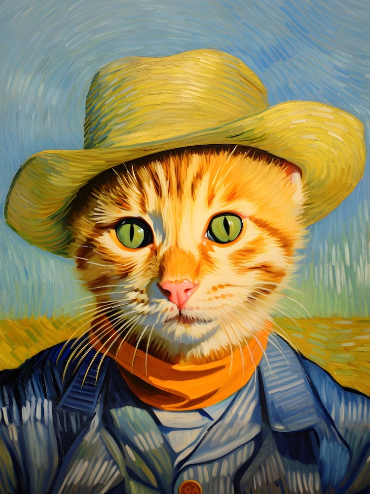 Portrait of a cat, Vincent van Gogh 1