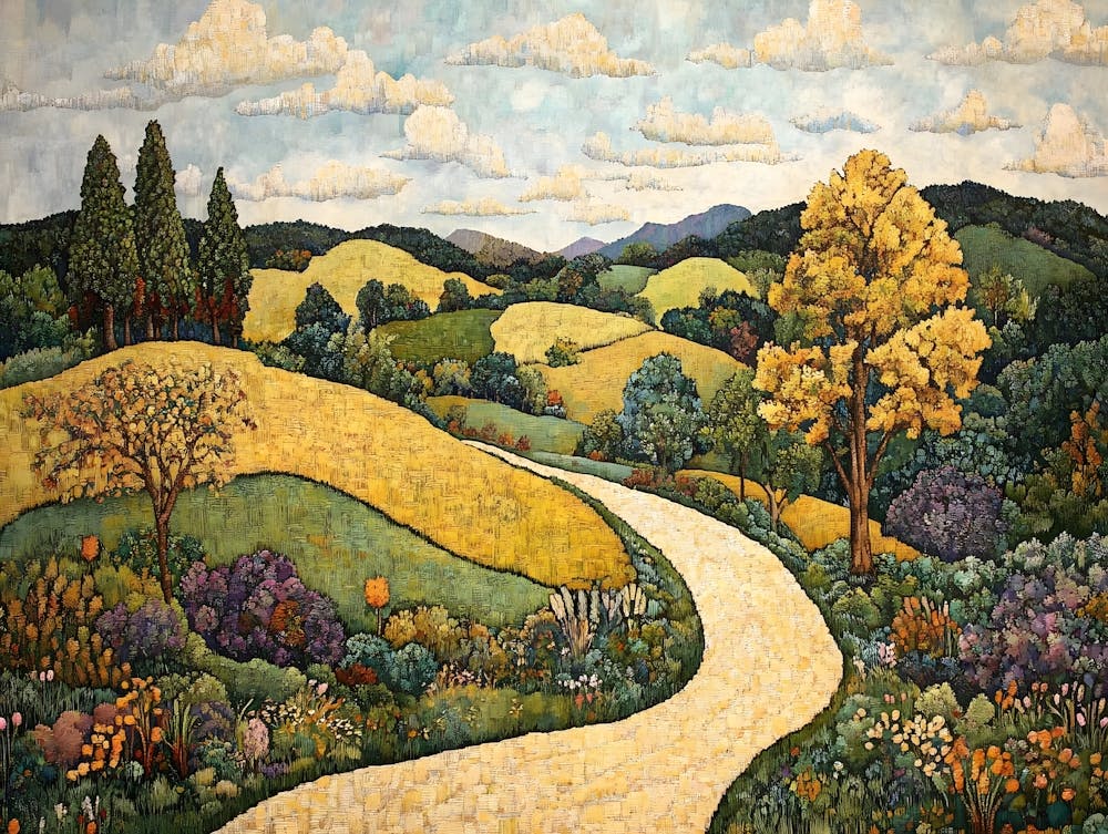 European Countryside Tapestry 11