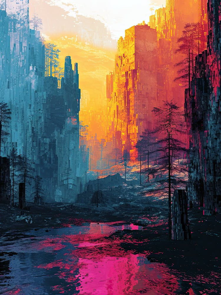 Sunset In The City | Pixel Art Series 1