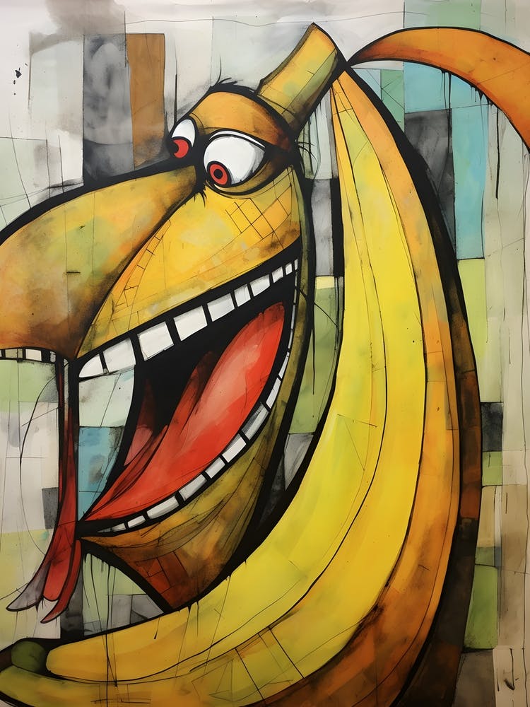 Abstract Banana Art